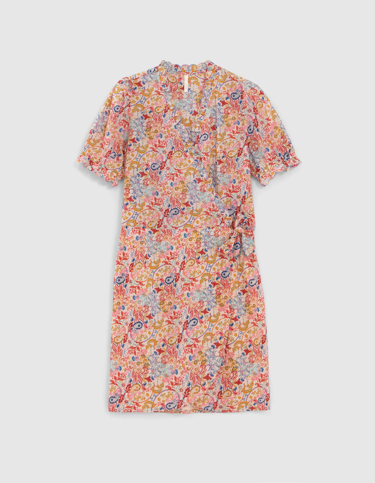 Wickelkleid mit Paisley-Badeprint I.Code -5