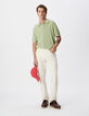 Serge Herren ecru gerade Jeans-1