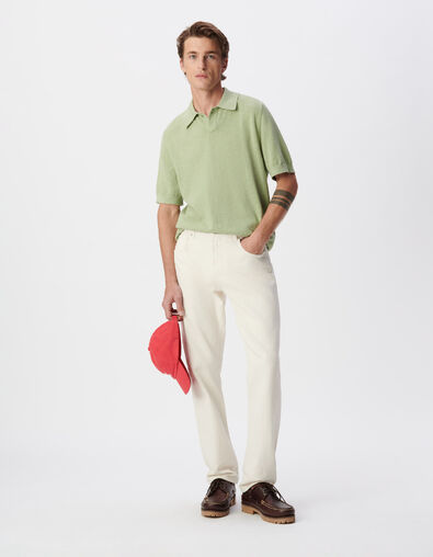 Serge Herren ecru gerade Jeans - IKKS