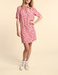 Vestido camisero red estampado floral tachista I.Code-3