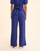 Pantalon large bleu pailleté I.Code-4