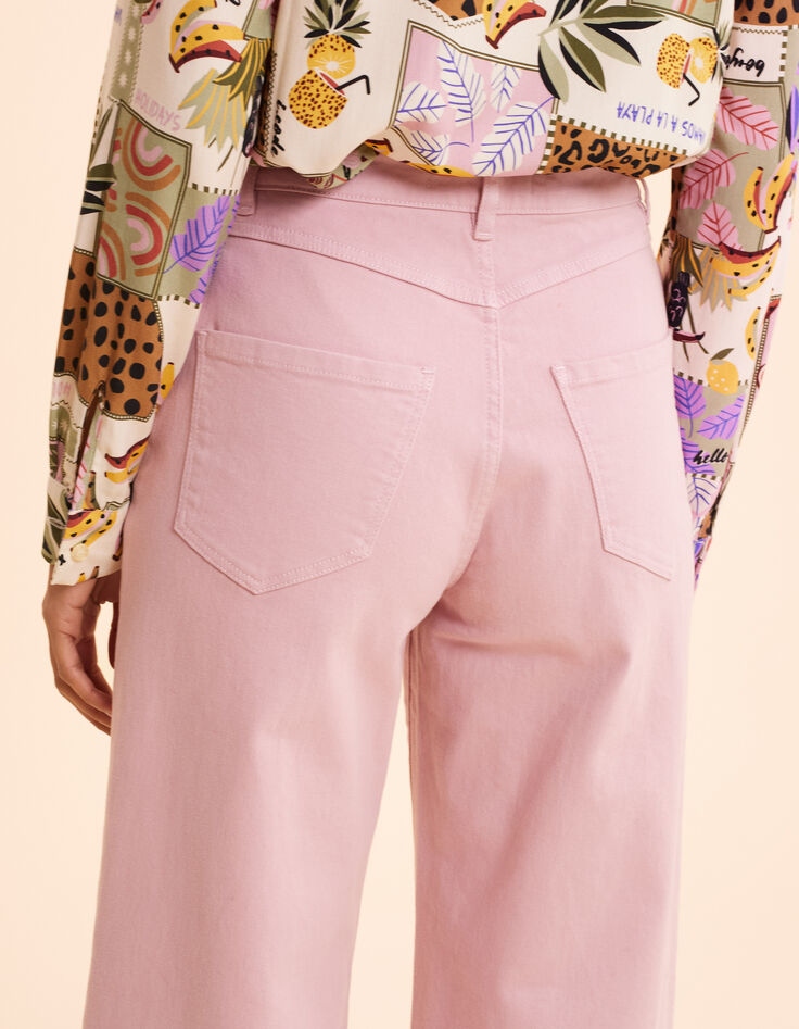 I.Code pink flare jeans-6