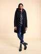 I.Code black coat with detachable facing-2