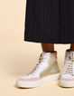 Zwarte midi-plooirok tricot I.Code x Lafrançaise-5