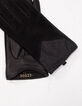 Gants noirs et gris bi-matière I.Code-3