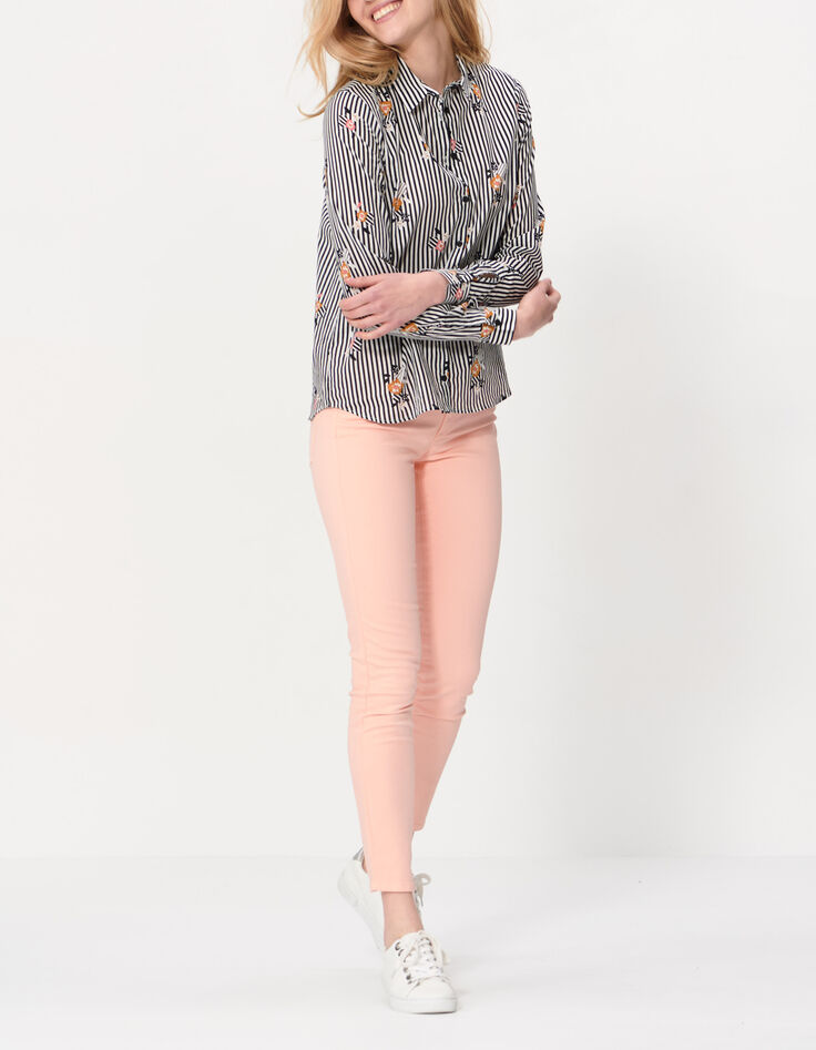 Slim broek water pink 7/8 I.Code-4