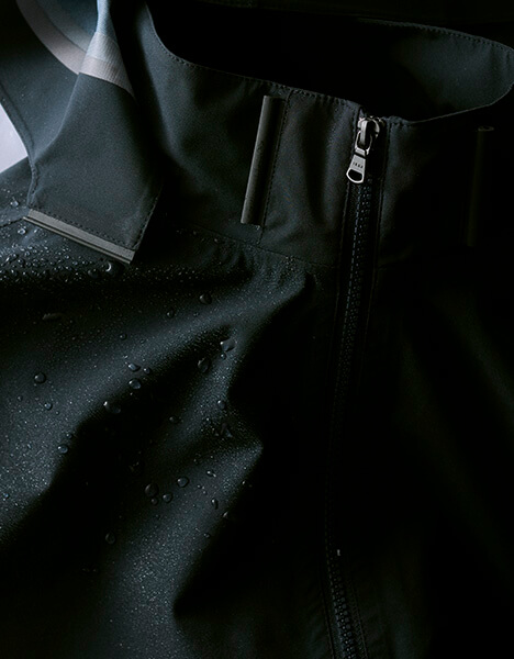 Blouson marine capuche amovible WATERPROOF